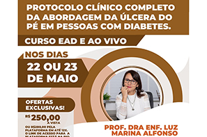 Curso Protocolo Clínico Completo da Abordagem da Úlcera do Pé em Pessoas com Diabetes